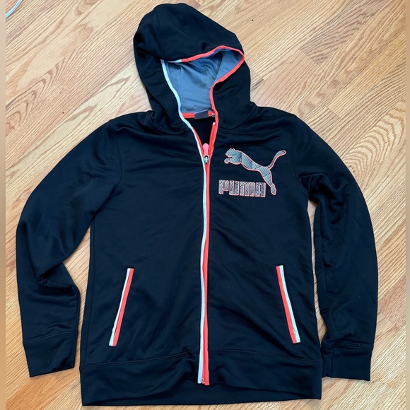 Boys Puma Zippered Hooded Sweatshirt Size M (10/12) - Picture 4 of 9